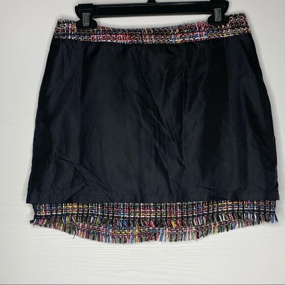 DIVIDED By H&M Women Skirt tweed Multicolor Size 6 Back Hidden Zipper an… - Picture 9 of 9